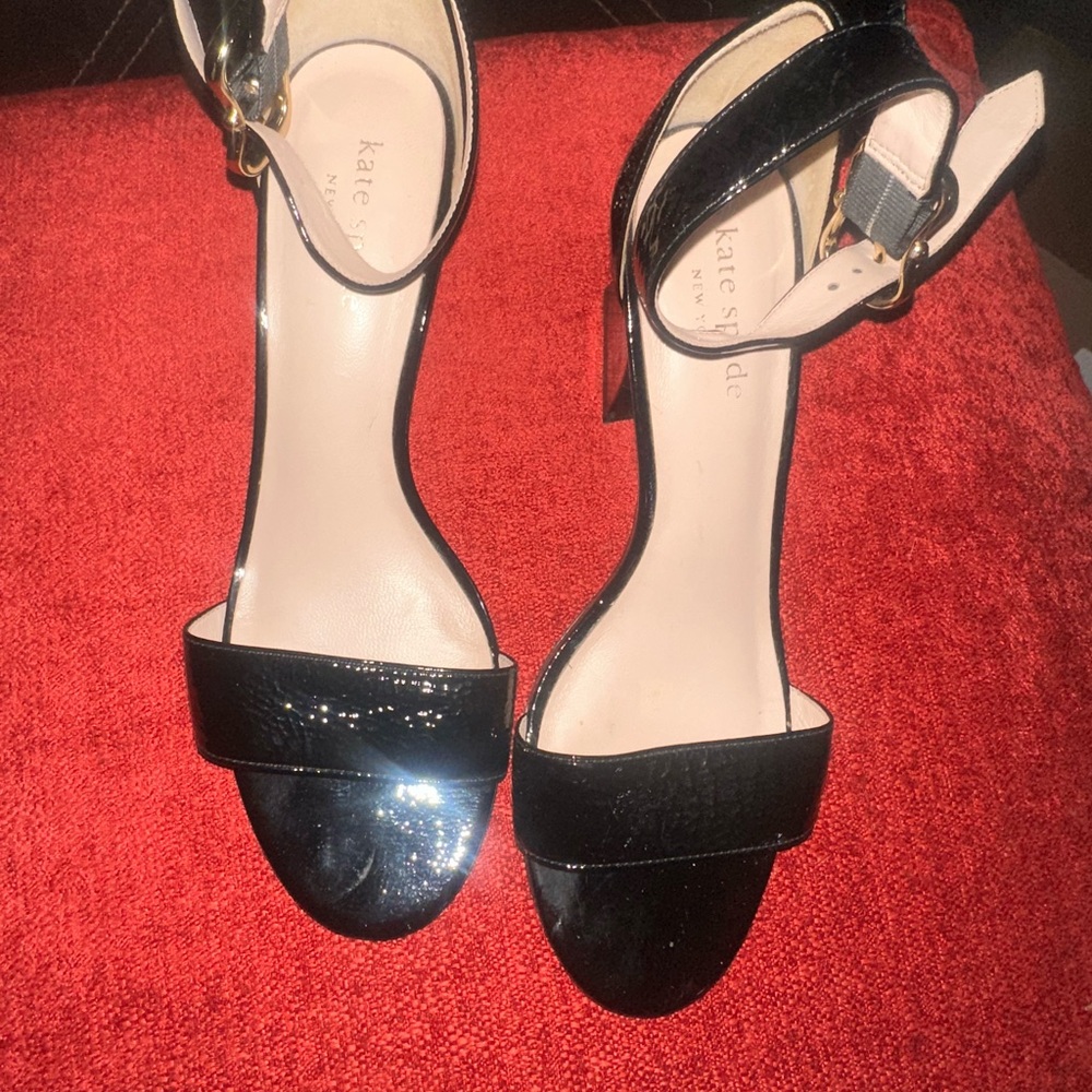 Kate Spade Black Heels Elegant Design